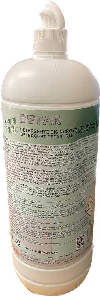 Detar detergente disincrostante