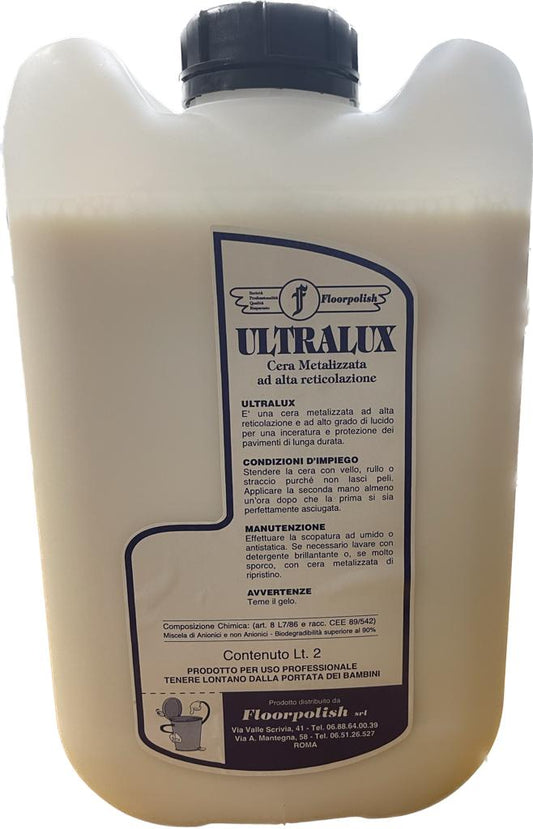 ULTRALUX Cera Metallizzata ad alta reticolazione BIANCA